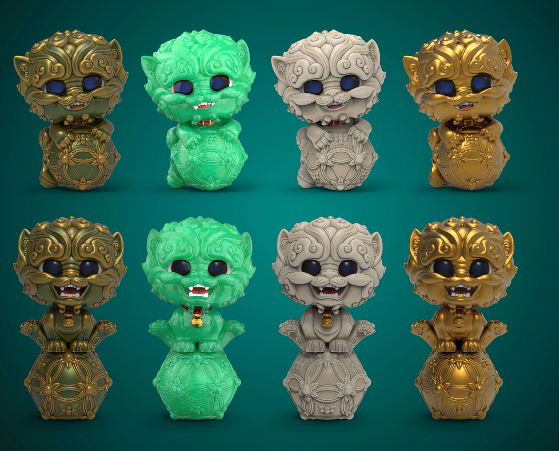 Shi-Shi the Tiny Guardian Blind Boxed Mini Figure